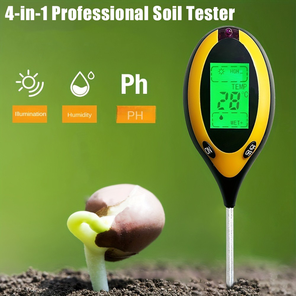 Testeur de PH du sol 4 en 1, d - Ph Meter avis et prix