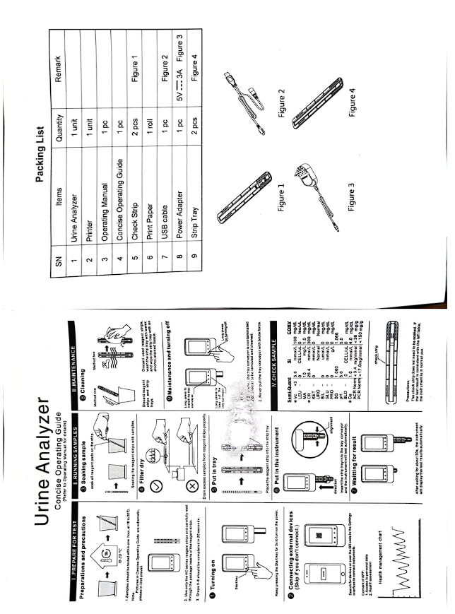 Analyseur d'urine vétérinaire  - Urine Analyzer Strip avis et prix